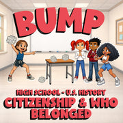Citizenship & Who Belonged BUMP U.S. History Game - No Prep Review Activity