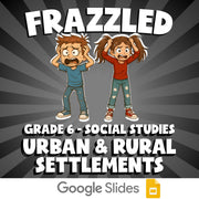 Urban & Rural Settlements FRAZZLED Socials Game - No Prep Grade 6 Review