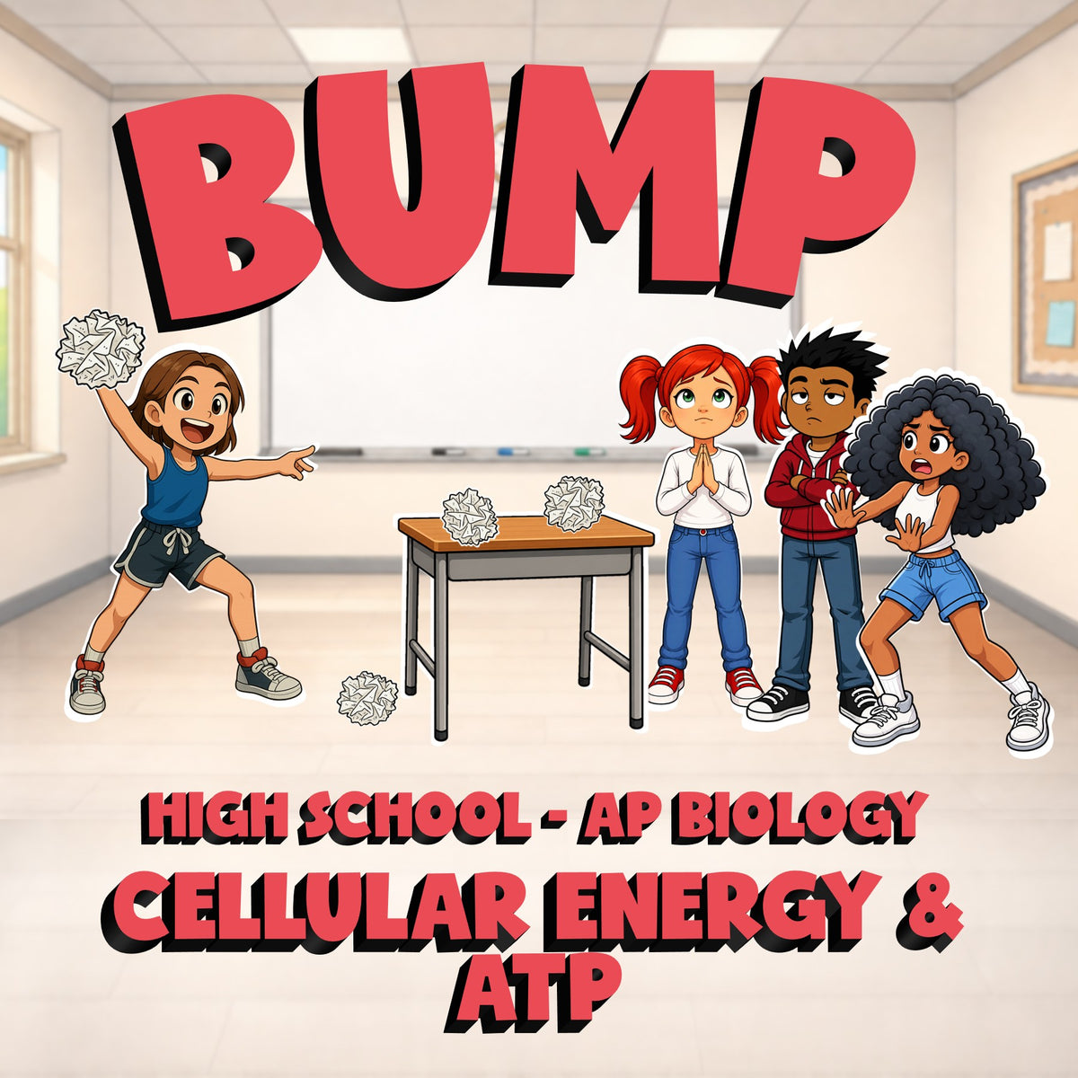 Cellular Energy & ATP BUMP Science Game - No Prep AP Biology Review Activity