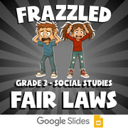 Fair Laws FRAZZLED Socials Game - No Prep Grade 3 Review Activity