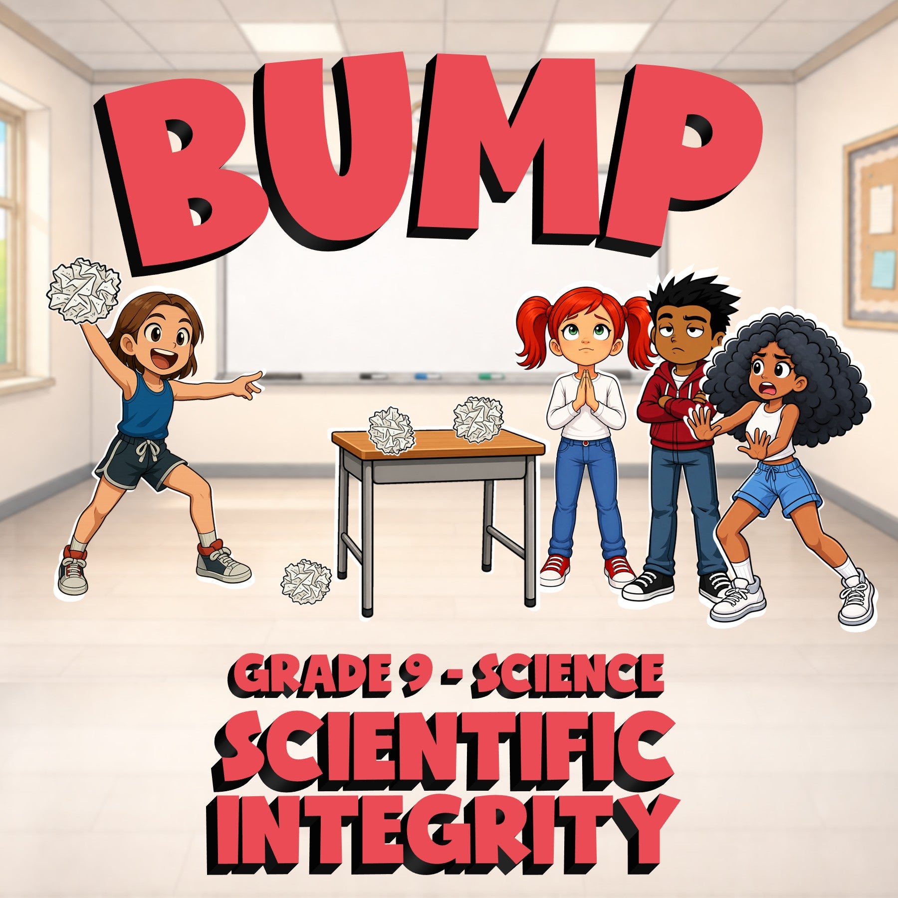 Scientific Integrity BUMP Science Game - No Prep Grade 9 Review Activity