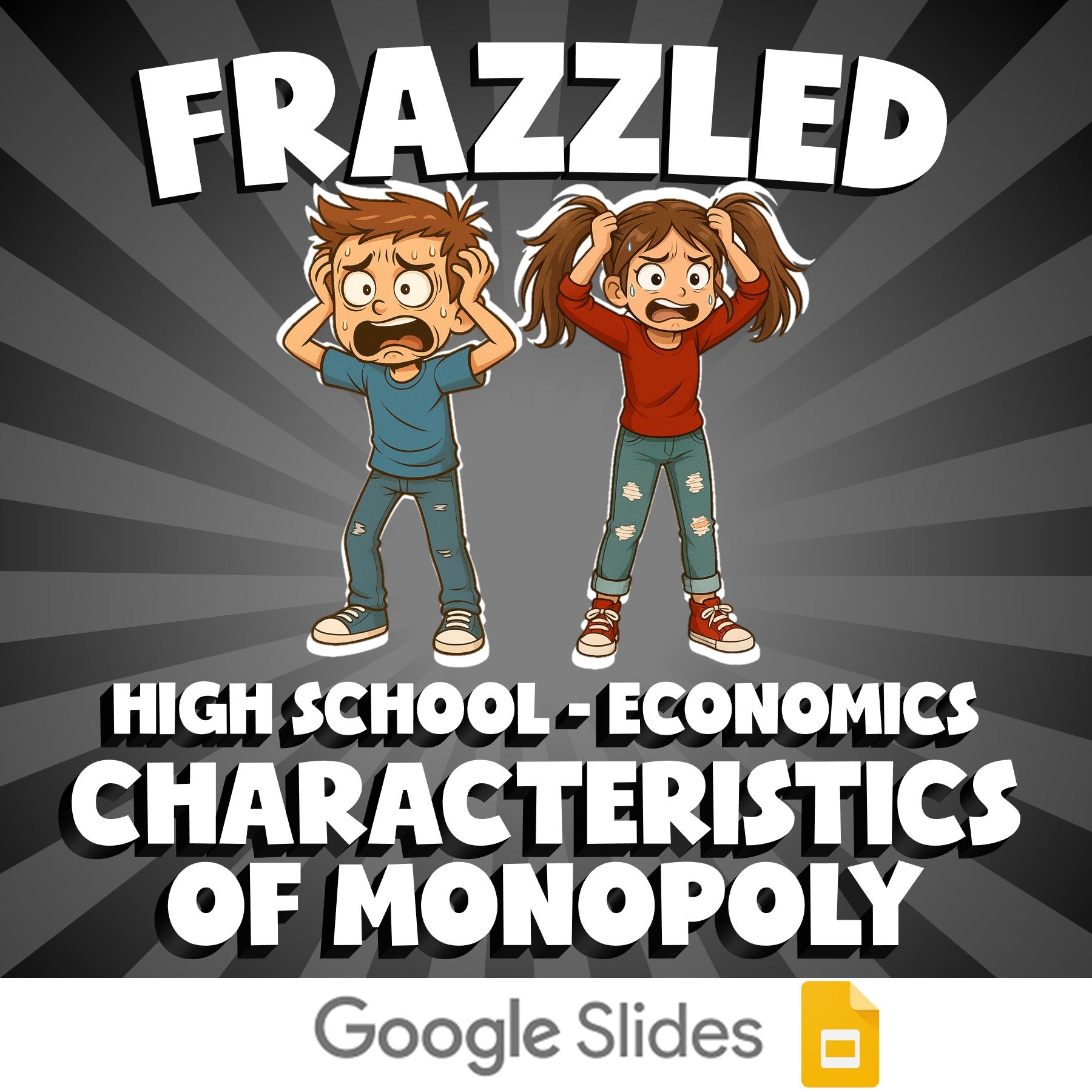 Characteristics of Monopoly FRAZZLED Economics Game - No Prep Review Activity