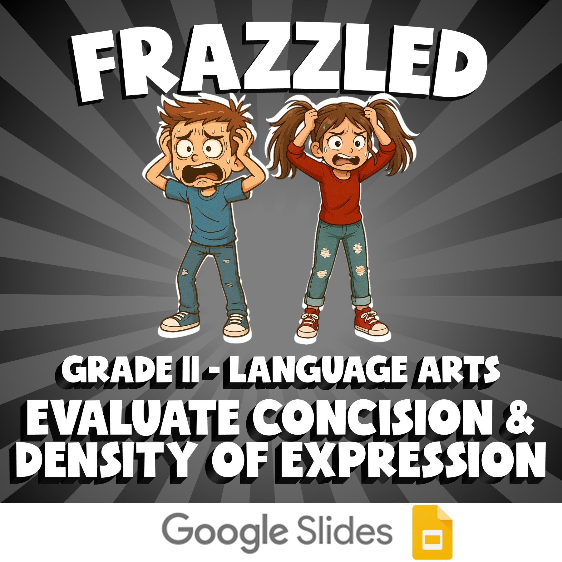 Evaluate Concision & Density of Expression FRAZZLED ELA Game - No Prep Grade 11