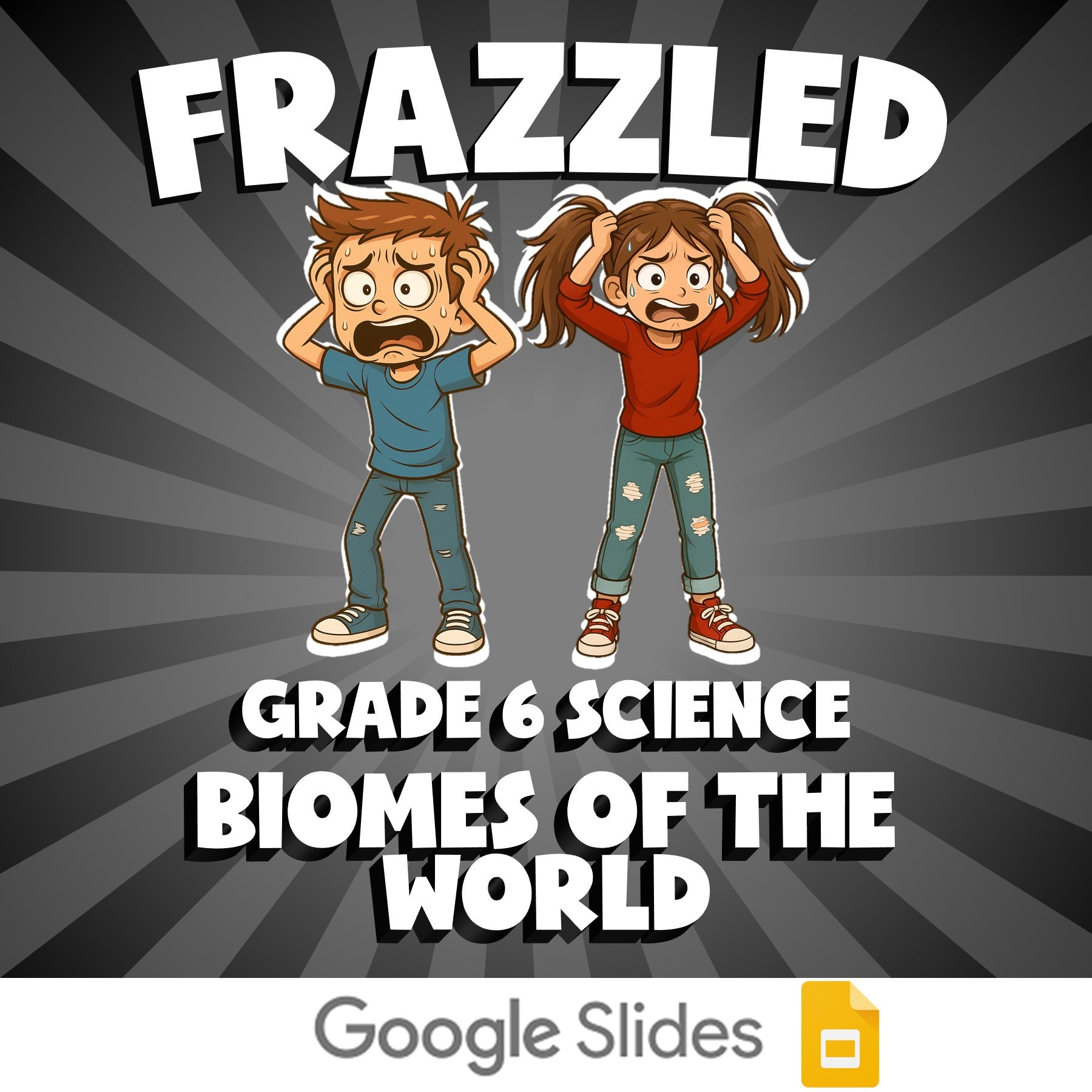 Biomes of the World FRAZZLED Science Game - No Prep Grade 6 Review Activity