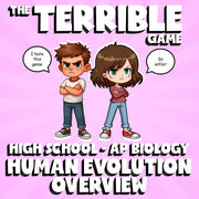 Human Evolution Overview THE TERRIBLE GAME - No Prep AP Biology Science Review