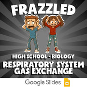 Respiratory System Gas Exchange FRAZZLED Science Game - No Prep Biology Review