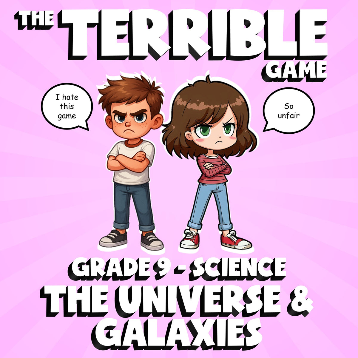 The Universe & Galaxies THE TERRIBLE GAME - No Prep Grade 9 Science Review