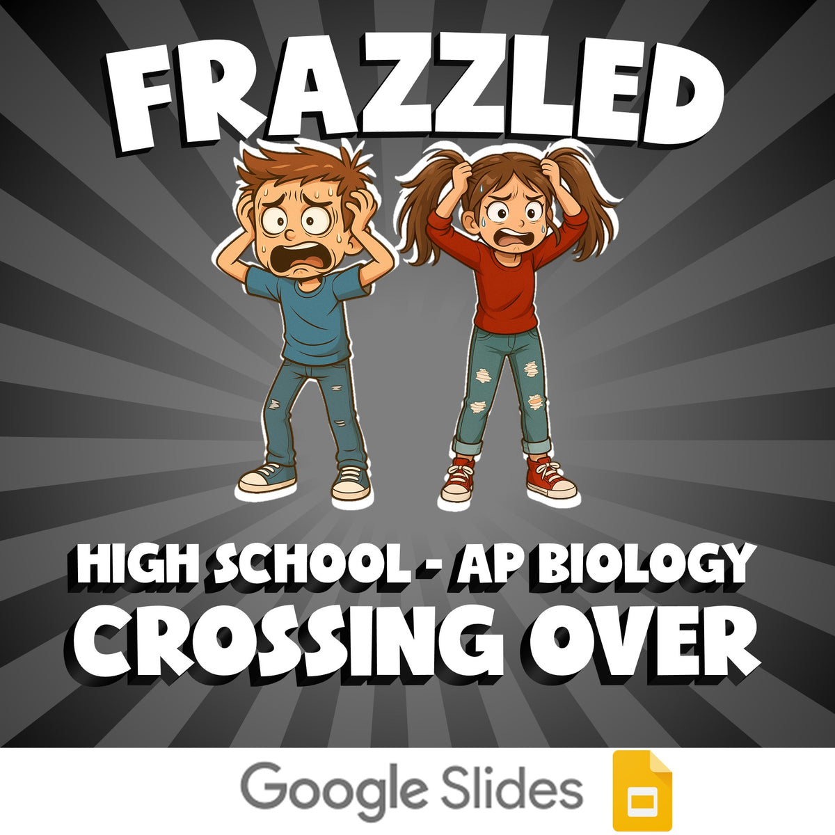 Crossing Over FRAZZLED Science Game - No Prep AP Biology Review Activity