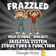 Skeletal System Structure & Function FRAZZLED Science Game - No Prep Biology