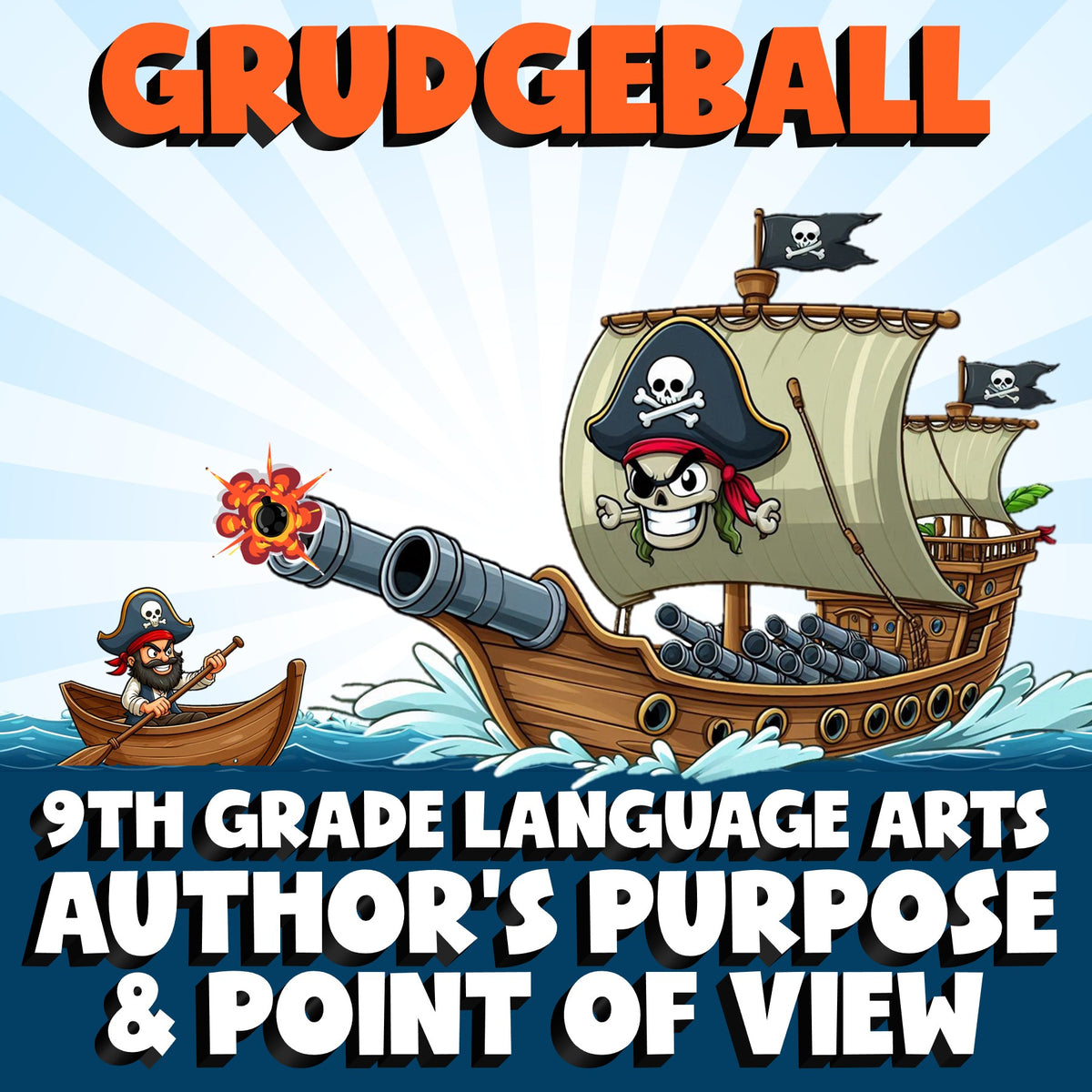 Author's Purpose & Point of View GRUDGEBALL ELA Game - No Prep Grade 9 Review