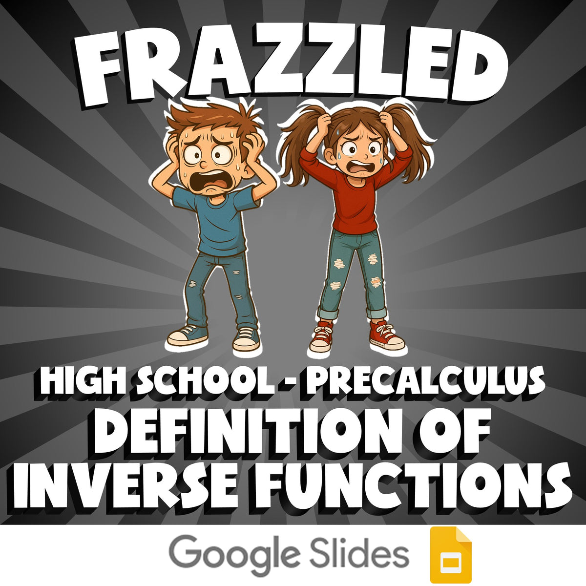 Definition of Inverse Functions FRAZZLED Math Game - No Prep PreCalculus Review