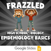 Epidemiology Basics FRAZZLED Science Game - No Prep Biology Review Activity
