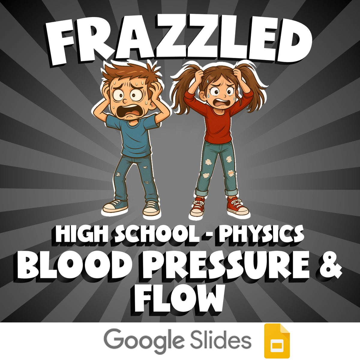 Blood Pressure & Flow FRAZZLED Science Game - No Prep Physics Review Activity