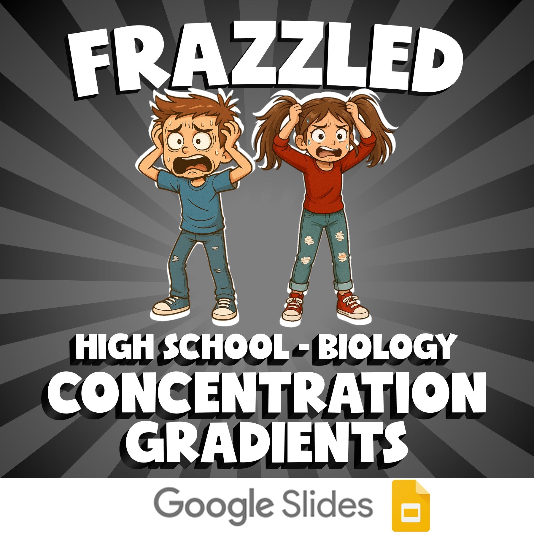 Concentration Gradients FRAZZLED Science Game - No Prep Biology Review Activity