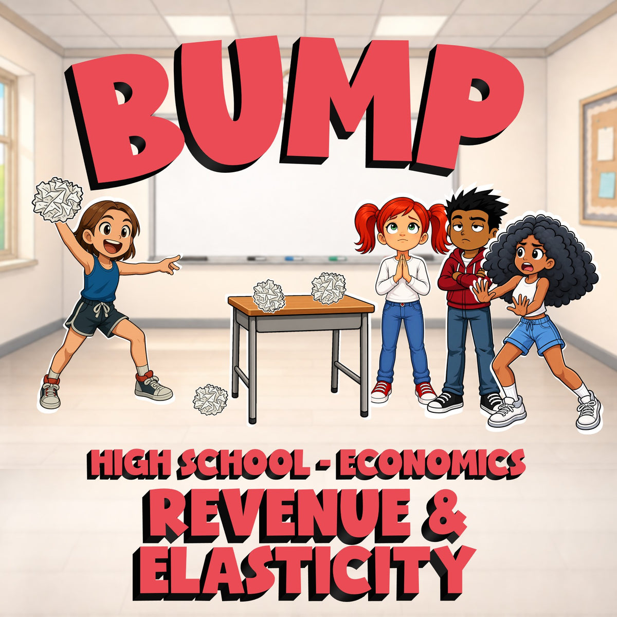 Revenue & Elasticity BUMP Economics Game - No Prep Review Activity