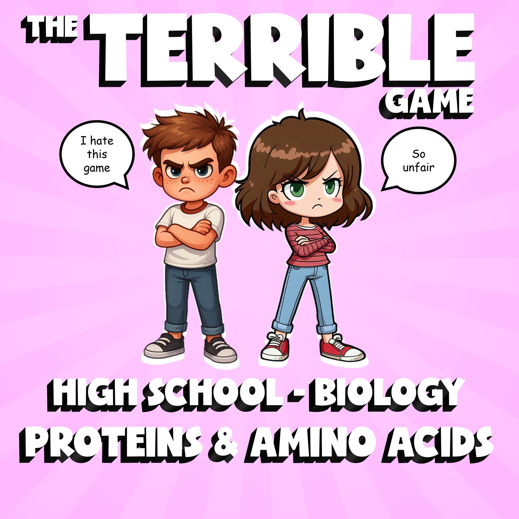 Proteins & Amino Acids THE TERRIBLE GAME - No Prep Biology Science Review