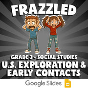 U.S. Exploration & Early Contacts FRAZZLED Socials Game - No Prep Grade 3 Review