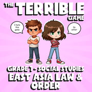 East Asia Law & Order THE TERRIBLE GAME - No Prep Grade 7 Socials Review