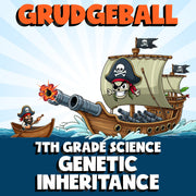Genetic Inheritance GRUDGEBALL Science Game - No Prep Grade 7 Review Activity