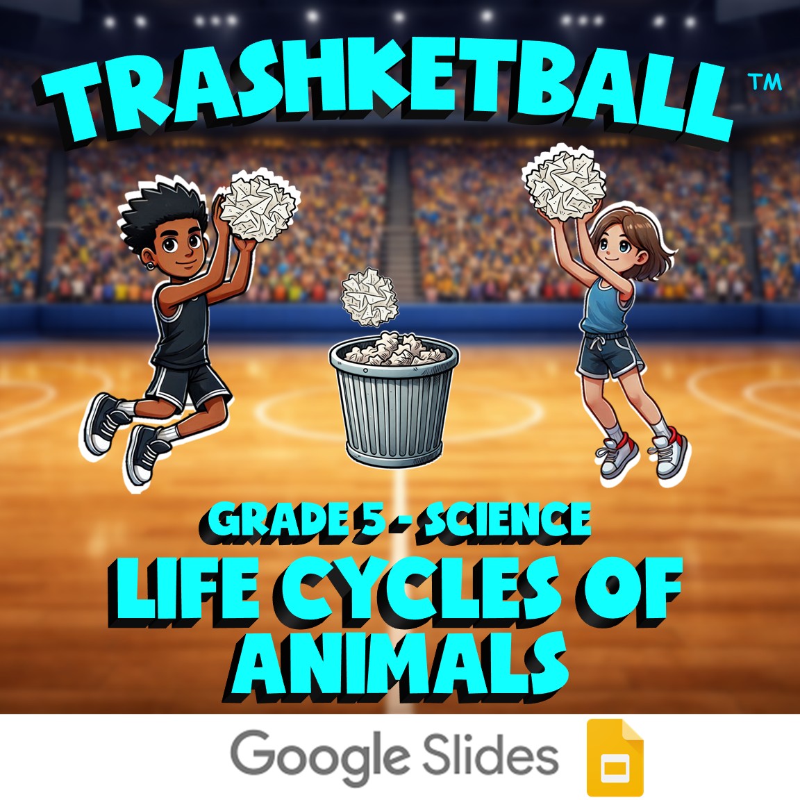 Life Cycles of Animals TRASHKETBALL Science Game - No Prep Grade 5 Review