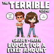 Budget for a Fixed Amount THE TERRIBLE GAME - No Prep Grade 5 Math Review