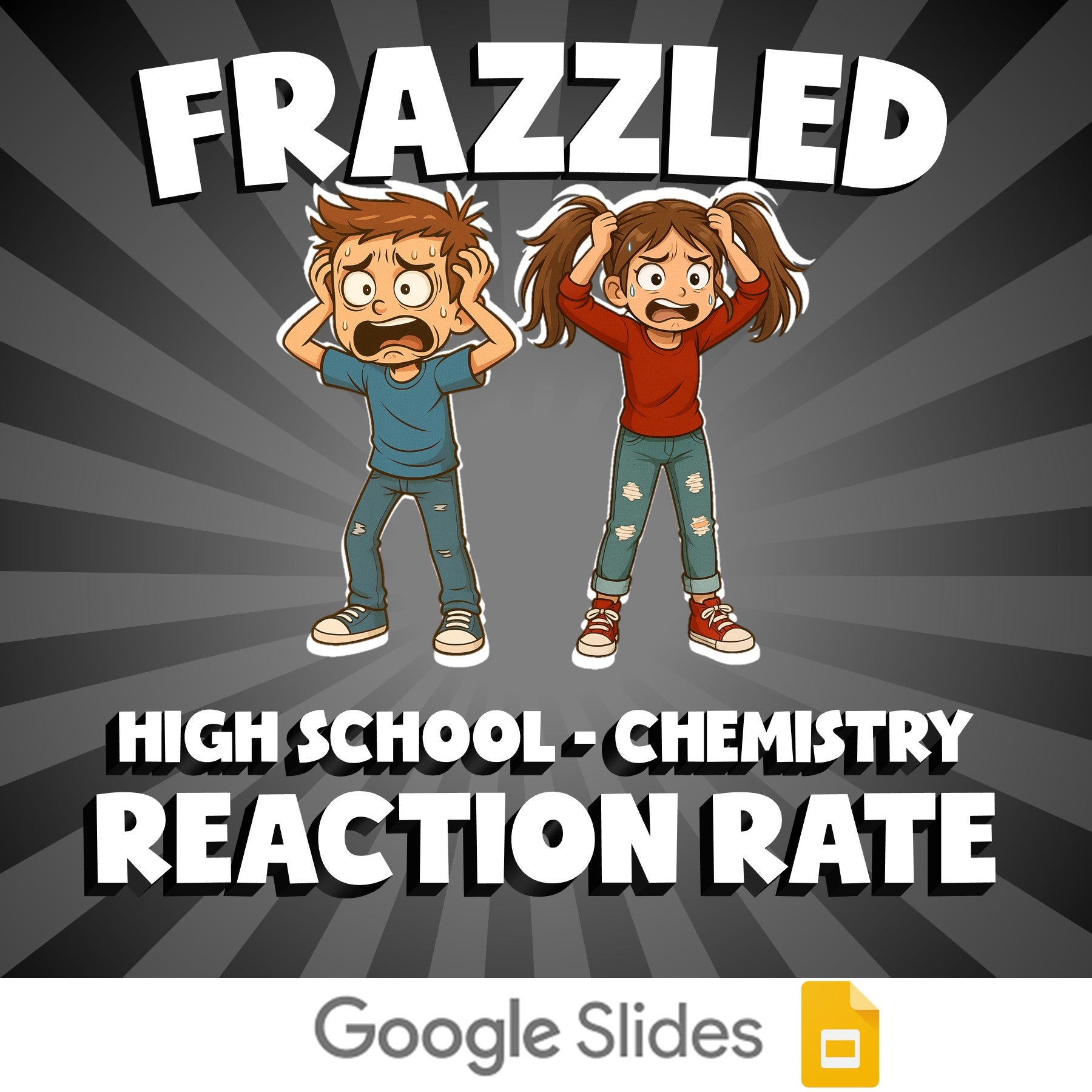 Reaction Rate FRAZZLED Science Game - No Prep Chemistry Review Activity