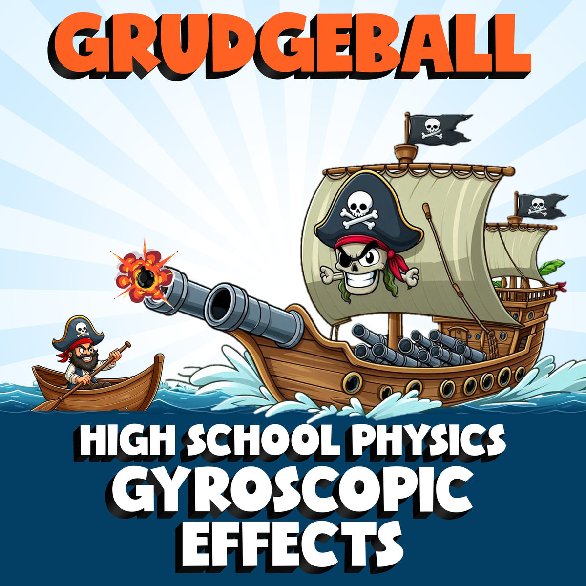 Gyroscopic Effects GRUDGEBALL Science Game - No Prep Physics Review Activity