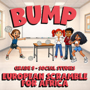 European Scramble for Africa BUMP Socials Game - No Prep Grade 8 Review Activity