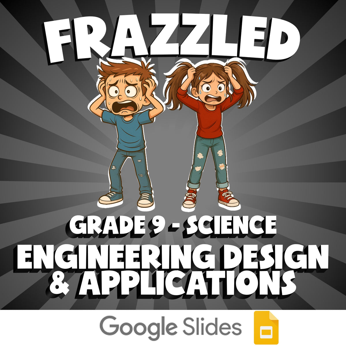 Engineering Design & Applications FRAZZLED Science Game - No Prep Grade 9 Review