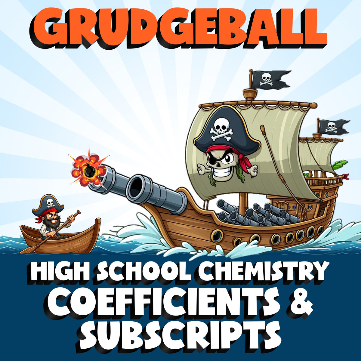 Coefficients & Subscripts GRUDGEBALL Science Game - No Prep Chemistry Review