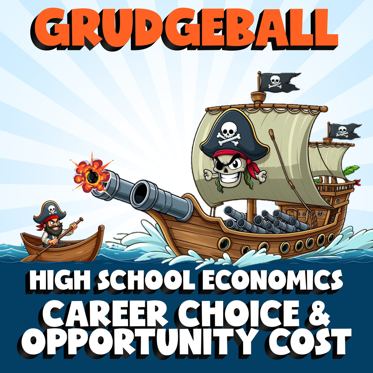 Career Choice & Opportunity Cost GRUDGEBALL Economics Game - No Prep Review