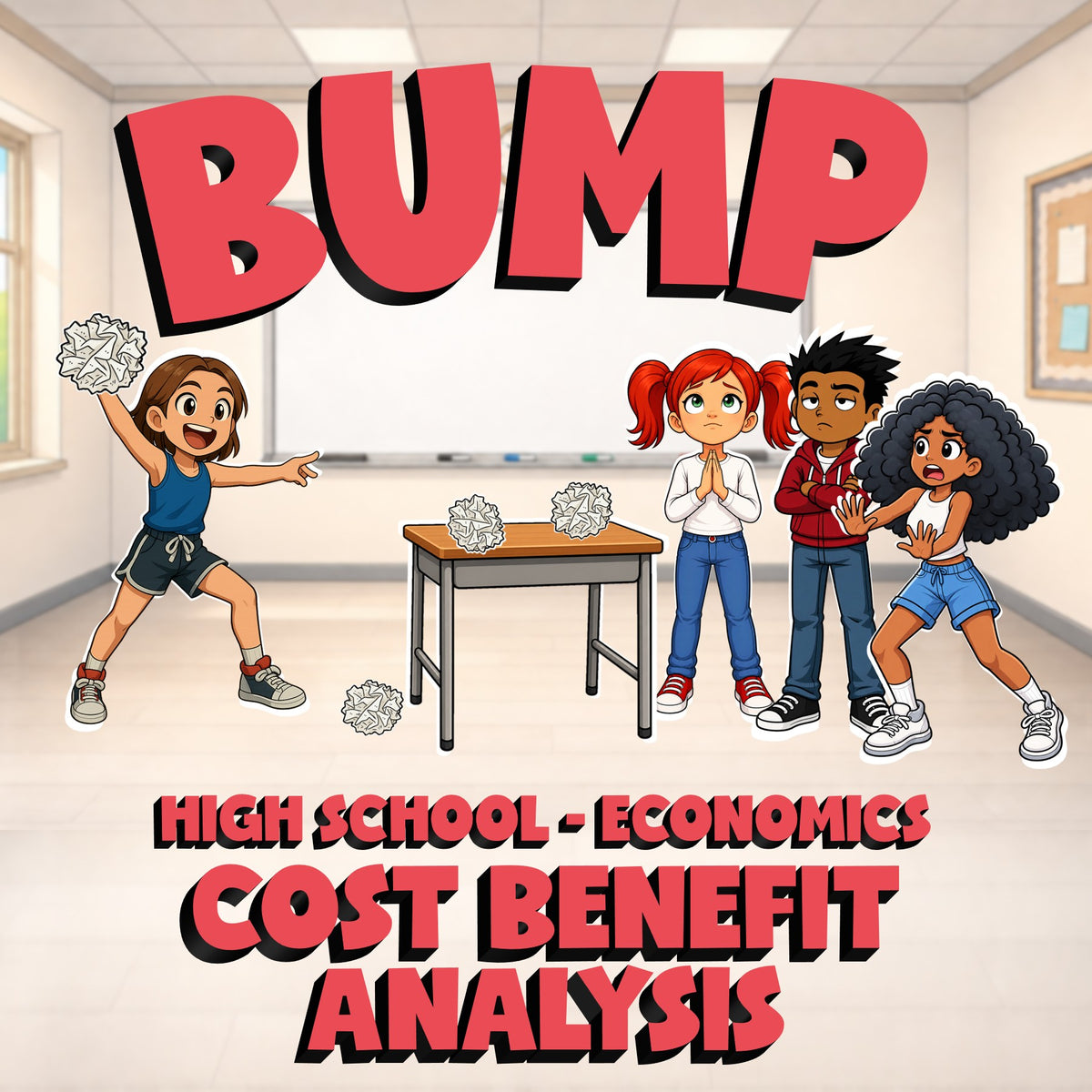 Cost Benefit Analysis BUMP Economics Game - No Prep Review Activity