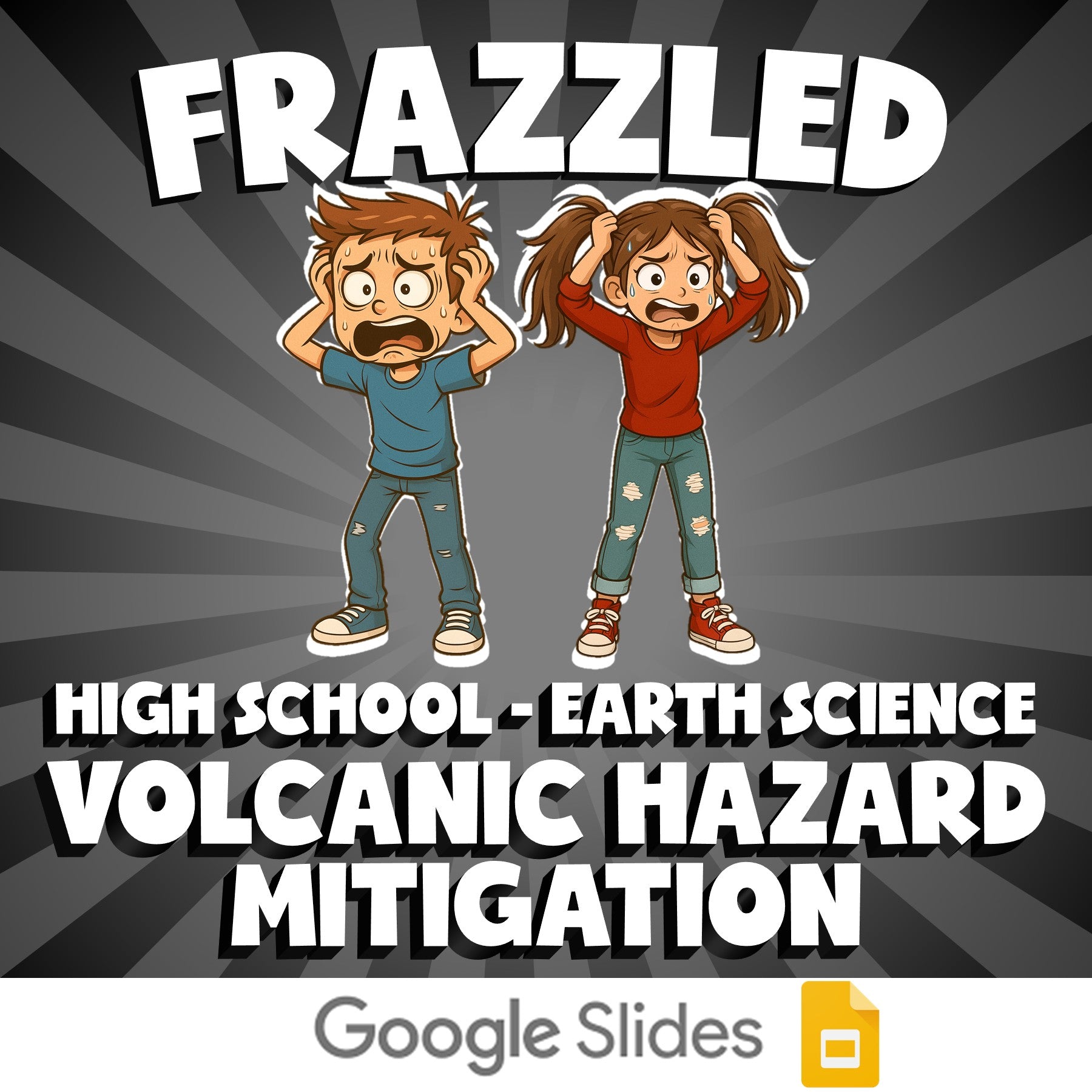 Volcanic Hazard Mitigation FRAZZLED Game - No Prep Earth Science Review Activity