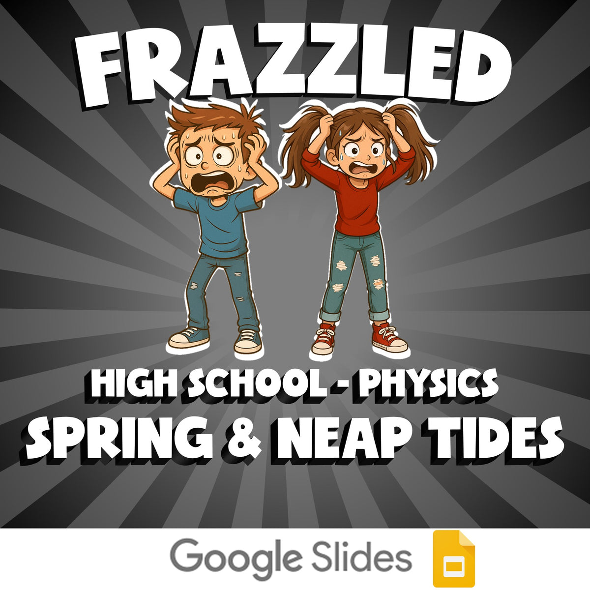 Spring & Neap Tides FRAZZLED Science Game - No Prep Physics Review Activity