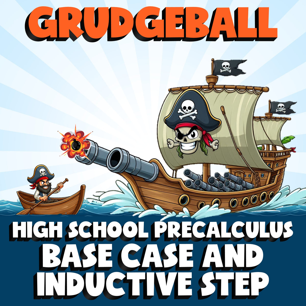 Base Case and Inductive Step GRUDGEBALL Math Game - No Prep PreCalculus Review