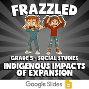 Indigenous Impacts of Expansion FRAZZLED Socials Game - No Prep Grade 5 Review