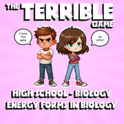Energy Forms in Biology THE TERRIBLE GAME - No Prep Biology Science Review