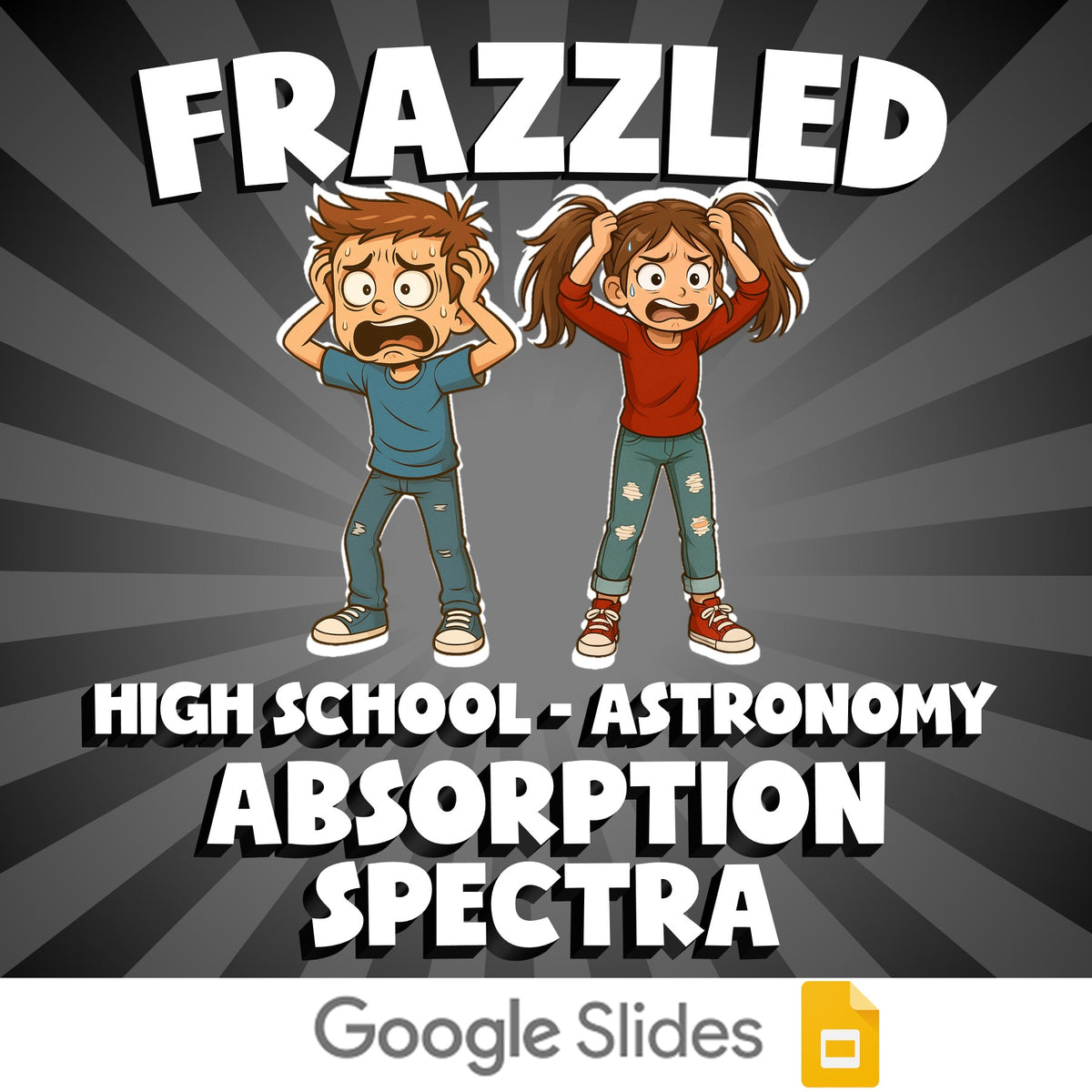 Absorption Spectra FRAZZLED Science Game - No Prep Astronomy Review Activity