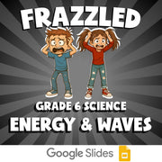 Energy & Waves FRAZZLED Science Game - No Prep Grade 6 Review Activity