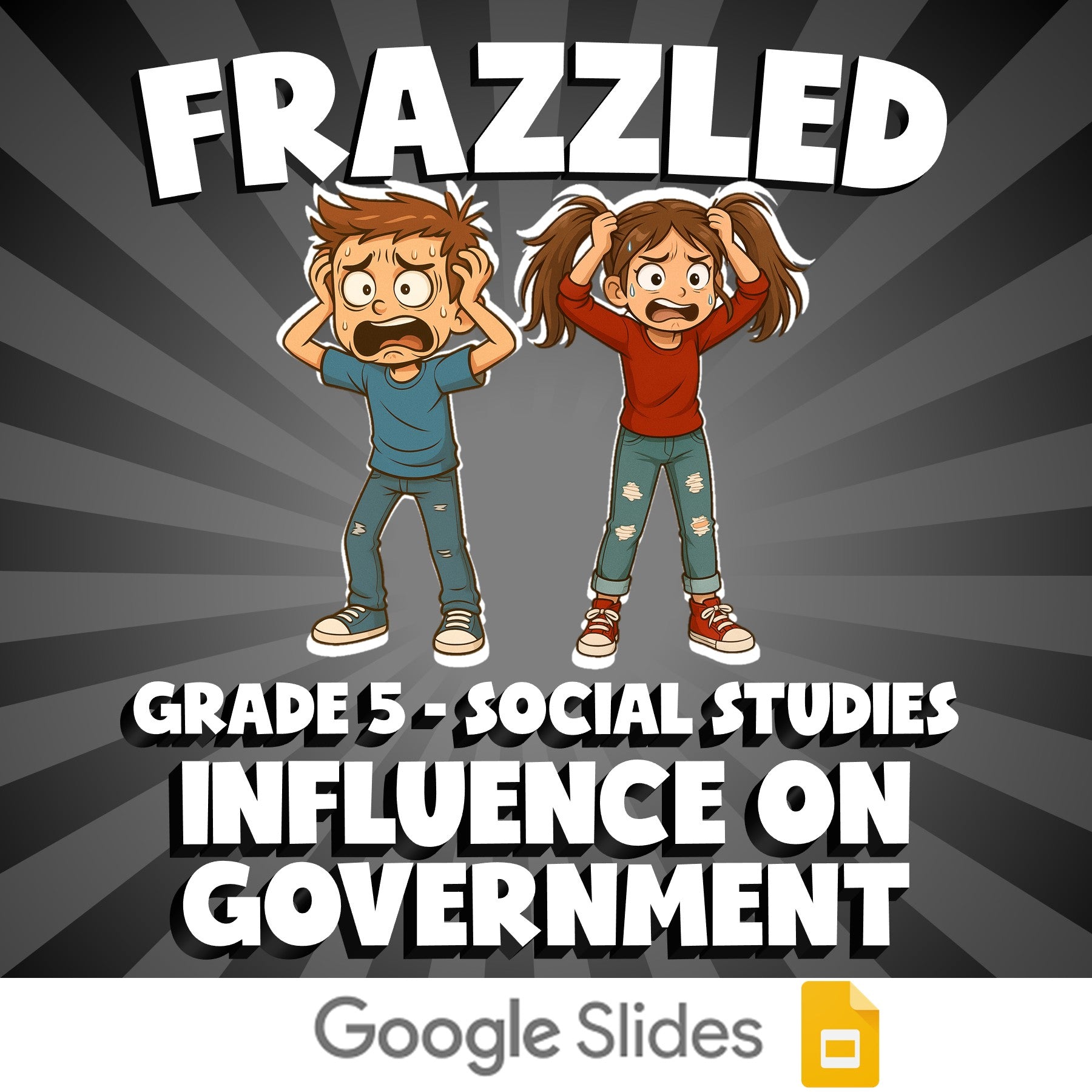 Influence on Government FRAZZLED Socials Game - No Prep Grade 5 Review Activity