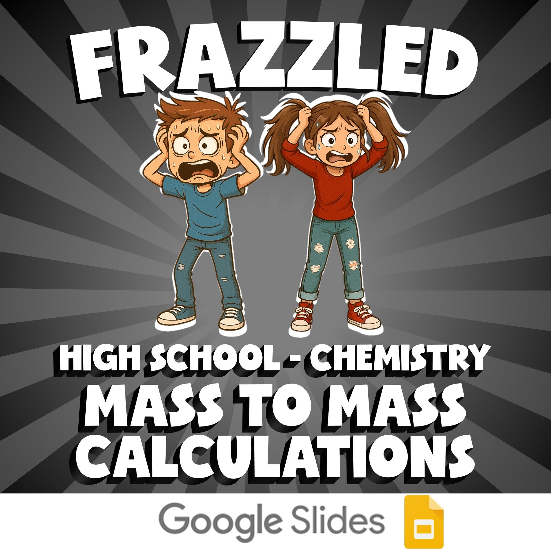 Mass to Mass Calculations FRAZZLED Science Game - No Prep Chemistry Review