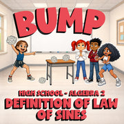 Definition of Law of Sines BUMP Math Game - No Prep Algebra 2 Review Activity