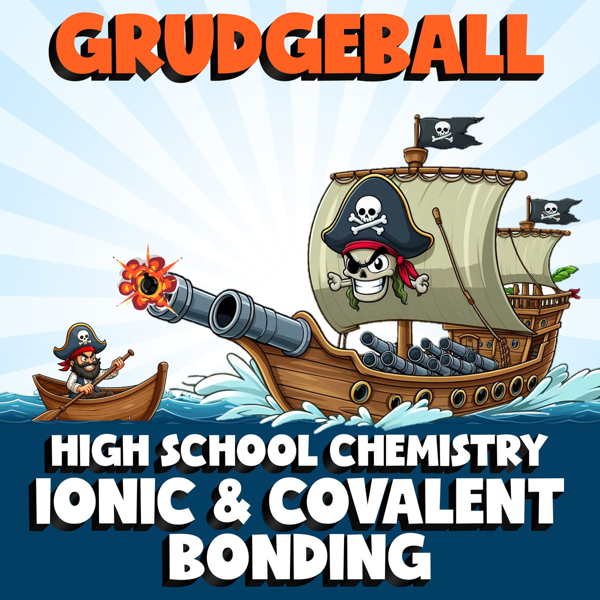 Ionic & Covalent Bonding GRUDGEBALL Science Game - No Prep Chemistry Review