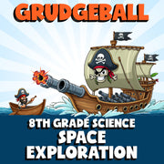 Space Exploration GRUDGEBALL Science Game - No Prep Grade 8 Review Activity
