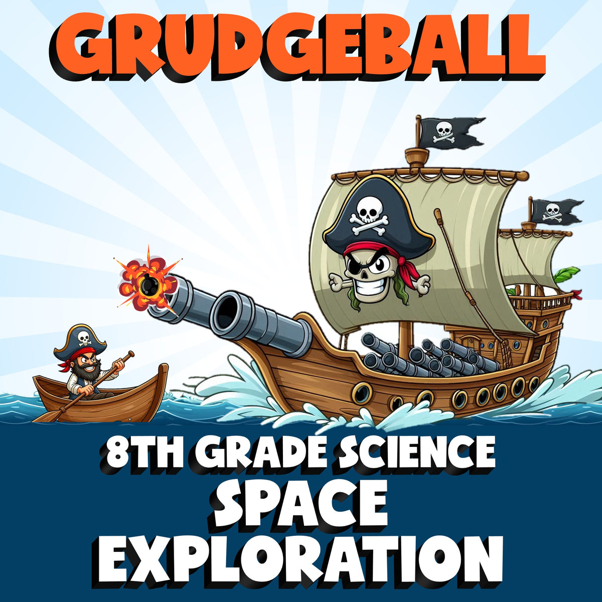 Space Exploration GRUDGEBALL Science Game - No Prep Grade 8 Review Activity