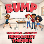 Midsegment Theorem BUMP Math Game - No Prep Geometry Review Activity