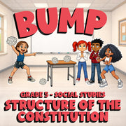 Structure of the Constitution BUMP Socials Game - No Prep Grade 5 Review