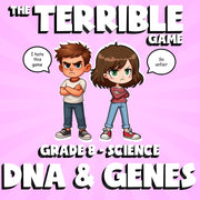 Dna & Genes THE TERRIBLE GAME - No Prep Grade 8 Science Review Activity