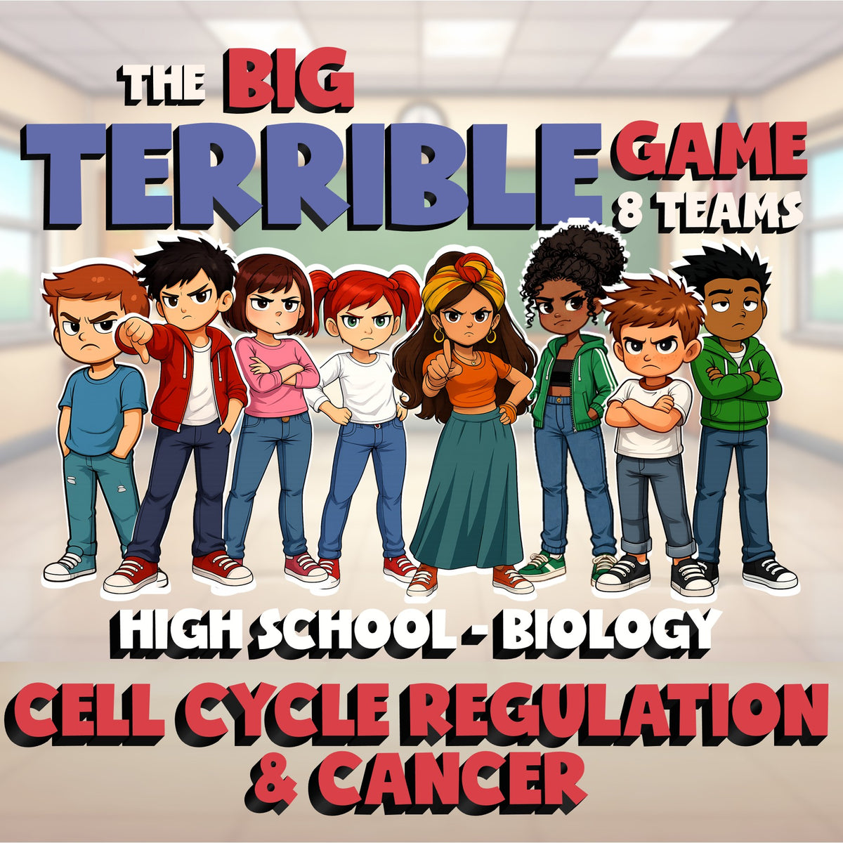Cell Cycle Regulation & Cancer BIG TERRIBLE GAME - Biology Science Review