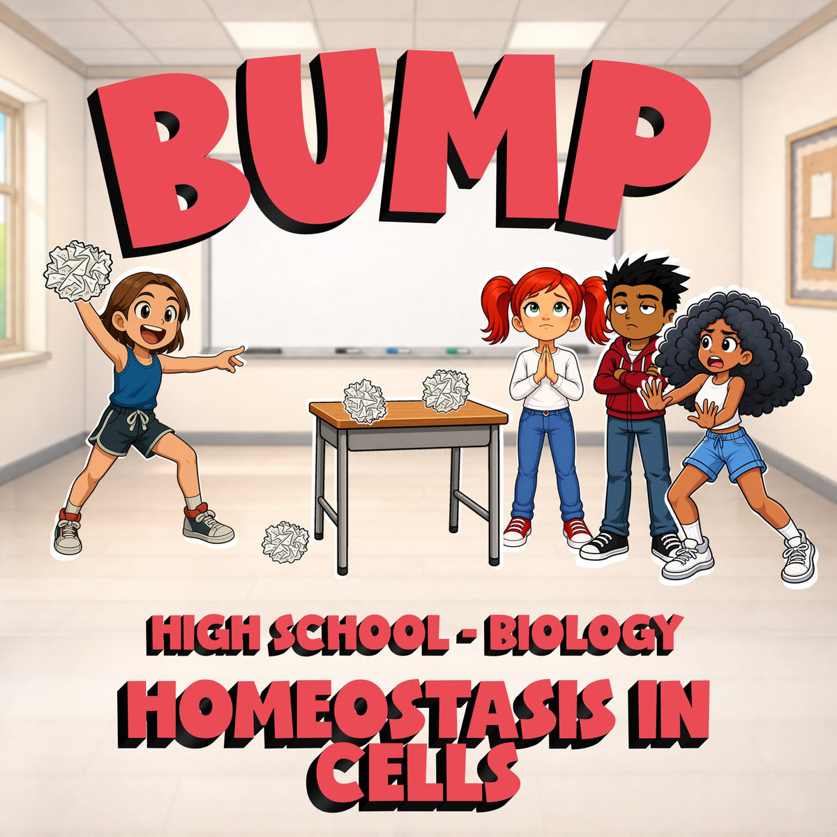 Homeostasis in Cells BUMP Science Game - No Prep Biology Review Activity